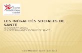 Icone Médiation Santé – Juin 2013.  Les premiers travaux sur les inégalités sociales de santé (ISS) sont publiés au 19 e siècle. 1830 : inégalités territoriales.
