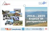 2014 - 2020 Enjeux et perspectives. Arlysère 4 communautés de communes : la Co.RAL sur la région d’Albertville (18 communes), la CCHCS en Haute Combe.