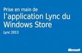 Prise en main de l’ application Lync du Windows Store Lync 2013