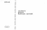 OTUA ACIER POUR Béton armé 1987