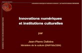 Innovations numériques et institutions culturelles