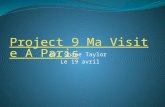 Project 9 ma visite à paris