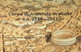 Prof.ssa Anna Pasqualini Corso di Antichit  Romane a.a. 2010 - 2011