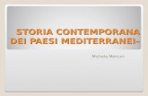 STORIA CONTEMPORANA DEI PAESI MEDITERRANEI– Michela Mercuri.