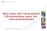 L'économie pour les non-économistes