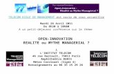 Open Innovation, par Isckia et Lescop