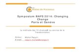La méthode des 13 champs© au service de la Transformation M. Raquin BAF2014 GENEVE