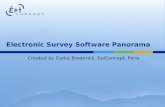 Electronic survey software panorama   epiconcept