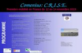 Avignone-Carpentras Presentation 1er moblité. CRISE COMENIUS PROJECT