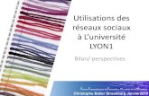 Utilisation des réseaux sociaux à l'Université Lyon1