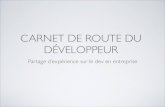Carnet de Route du Développeur - ENSIMAG 2012