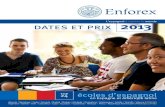 Enforex: Brochure actualisée avec tous les prix 2013