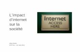 L'impact d'internet sur la société par Alban MARTIN