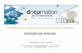 MIS/Documation 2014 Dossier de Presse Présalon