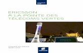 Ericsson à la pointe des telecoms vertes - Dossier de Presse - Mars 2010