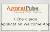 Fiche d'aide : Welcome App
