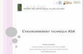 L’environnement technique ASA (Francis Lemaitre et Richard Guérinet, 5 décembre 2011