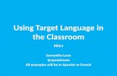 Using target language in the classroom ililc3