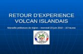 Retour d’experience volcan islandais