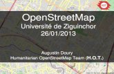 HOT/OSM_Université de Ziguinchor_Presentation