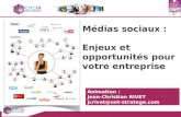 Medias sociaux enjeux et opportunites pour les PME et TPE
