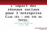 Jamespot   Alain Garnier   L'impact Des réseaux sociaux