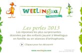 Les Perles de Weelingua - 2013