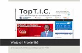 Conférence TOP TIC 2013 : Web et proximité