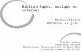 Bibliotheque, musique et internet
