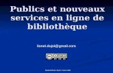 Publics et service de bibliothèque en ligne