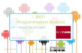 In01 - Programmation Android - 04 - databases