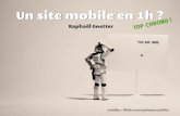 Un site mobile en une heure ? Top chrono ! (Barcamp-Bordeaux 2011)