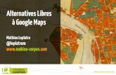 Alternatives libres à Google Maps