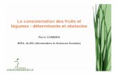 La consommation de fruits et légumes : déterminants et obstacles - Pierre Combris, Fondation L. Bonduelle