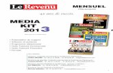 Le Revenu Mensuel Placements - Mediakit 2013