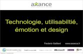 WUD 2007 Paris : Technologie, utilisabilité, émotion et design