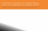 Comment choisir un partenaire pour la migration à Office 365