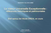 La V.U.E. du Val de Loire : références historiques et patrimoniales
