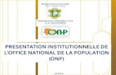 Presentation institutionnelle onp