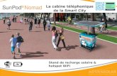 SunPod® Nomad: mobilier urbain de la Ville Intelligente