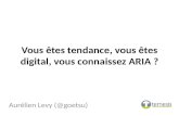 Vous êtes tendance, vous êtes digital, vous connaissez ARIA ? #accessiday