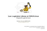 Les logiciels libres et GNU/Linux, aspects generaux