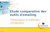 Presentation contenu et  méthodologie etude comparative solutions d'emailing