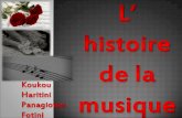 L'histoire de la musique