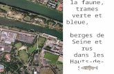 Atlas de la flore et de la faune, traces verte et bleue, berges de la Seine et rus en Hauts de Seine