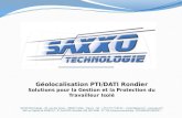 Protection travailleur isole pti dati rondier Saxxo Technologie
