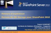 2010-12-13 RBS pour SharePoint 2010 - Club SharePoint