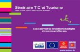 Séminaire TIC et Tourisme