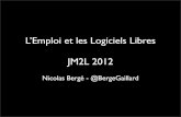 JM2L - Emploi et Logiciels Libres