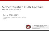 ASFWS 2011 : Sur le chemin de l’authentification multi-facteurs